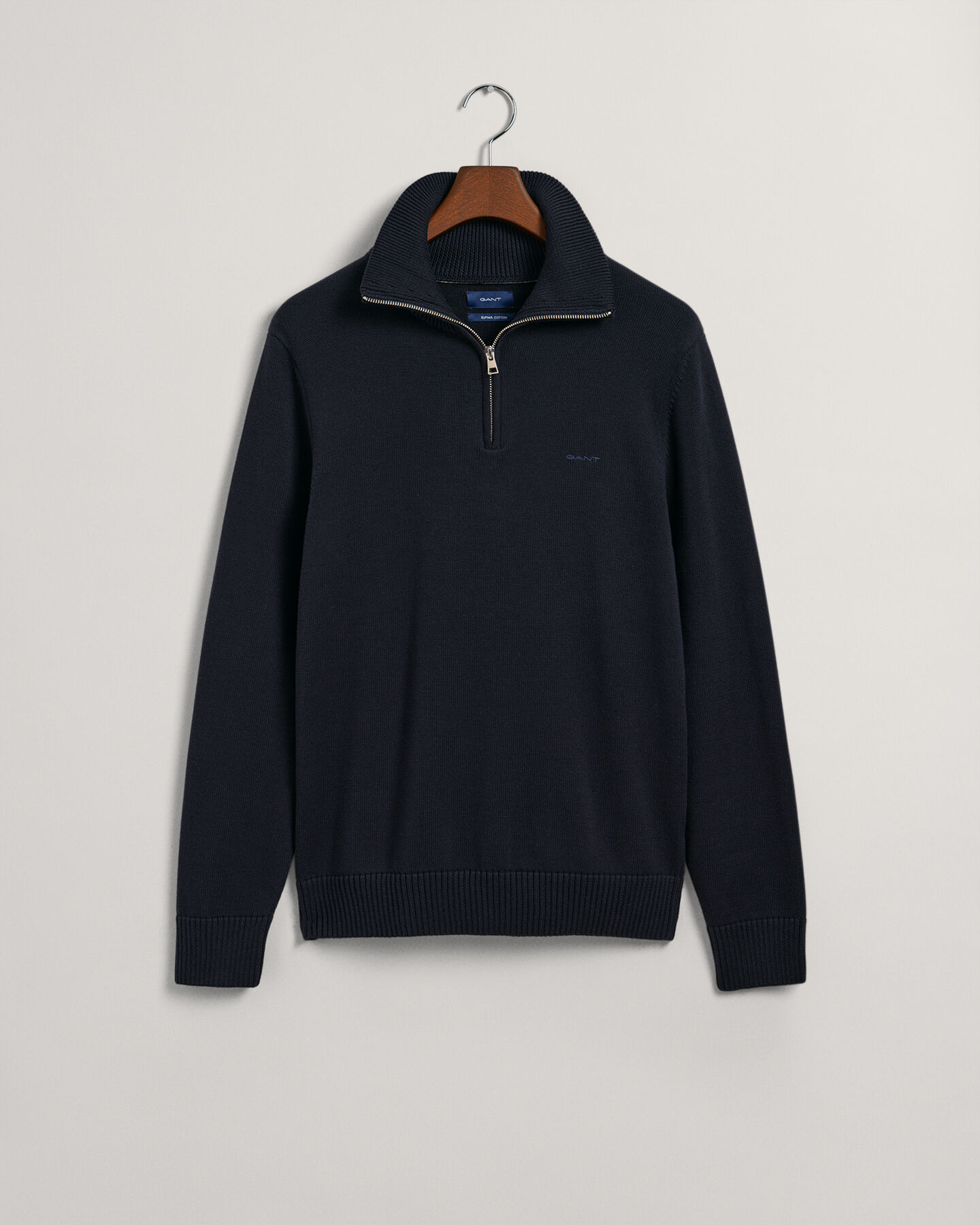 Supima Cotton Half-Zip Sweater