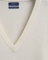 Super Fine Lambswool V-Neck Sweater