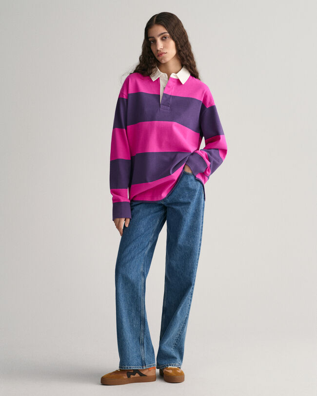 Block Striped Heavy Rugger