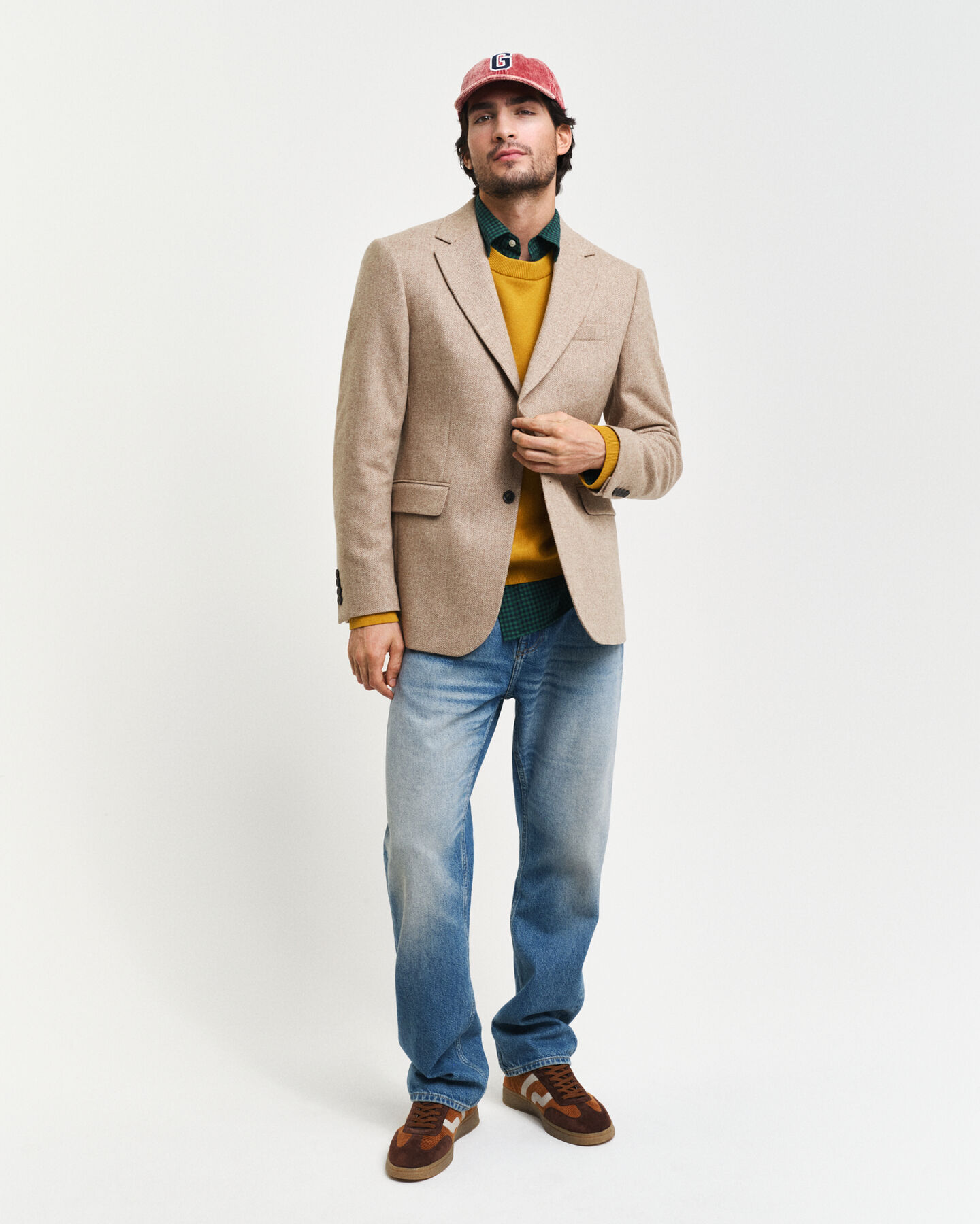 Herringbone Suit Blazer