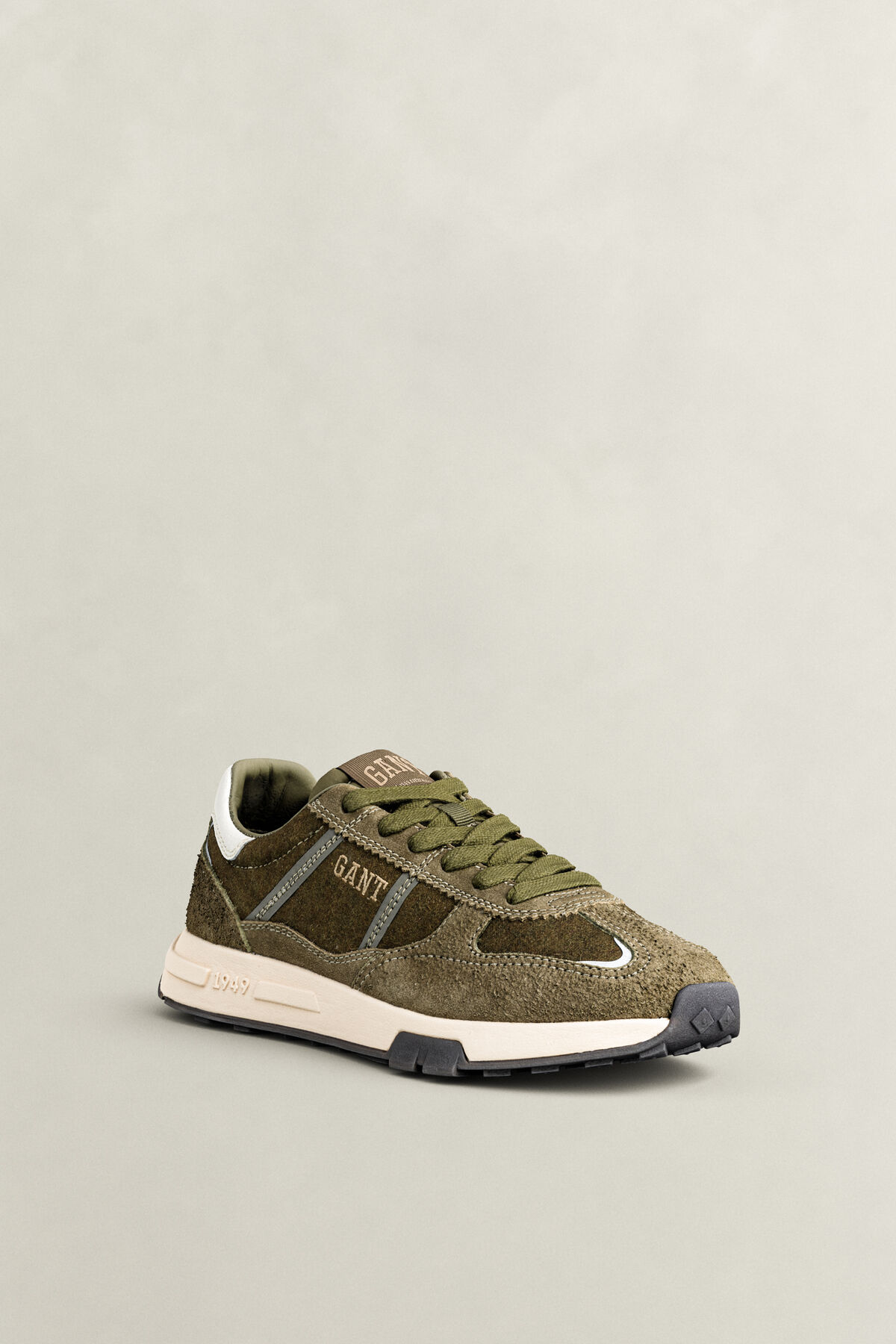 Youtron Suede Sneakers — JUNIPER GREEN