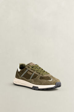 Youtron Suede Sneakers — JUNIPER GREEN 1