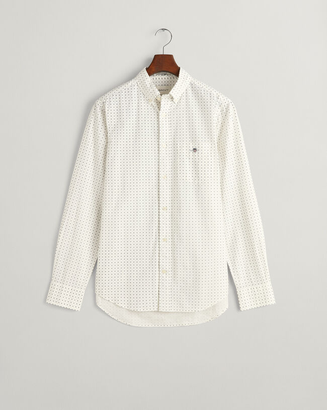 Regular Fit Micro Print Shirt