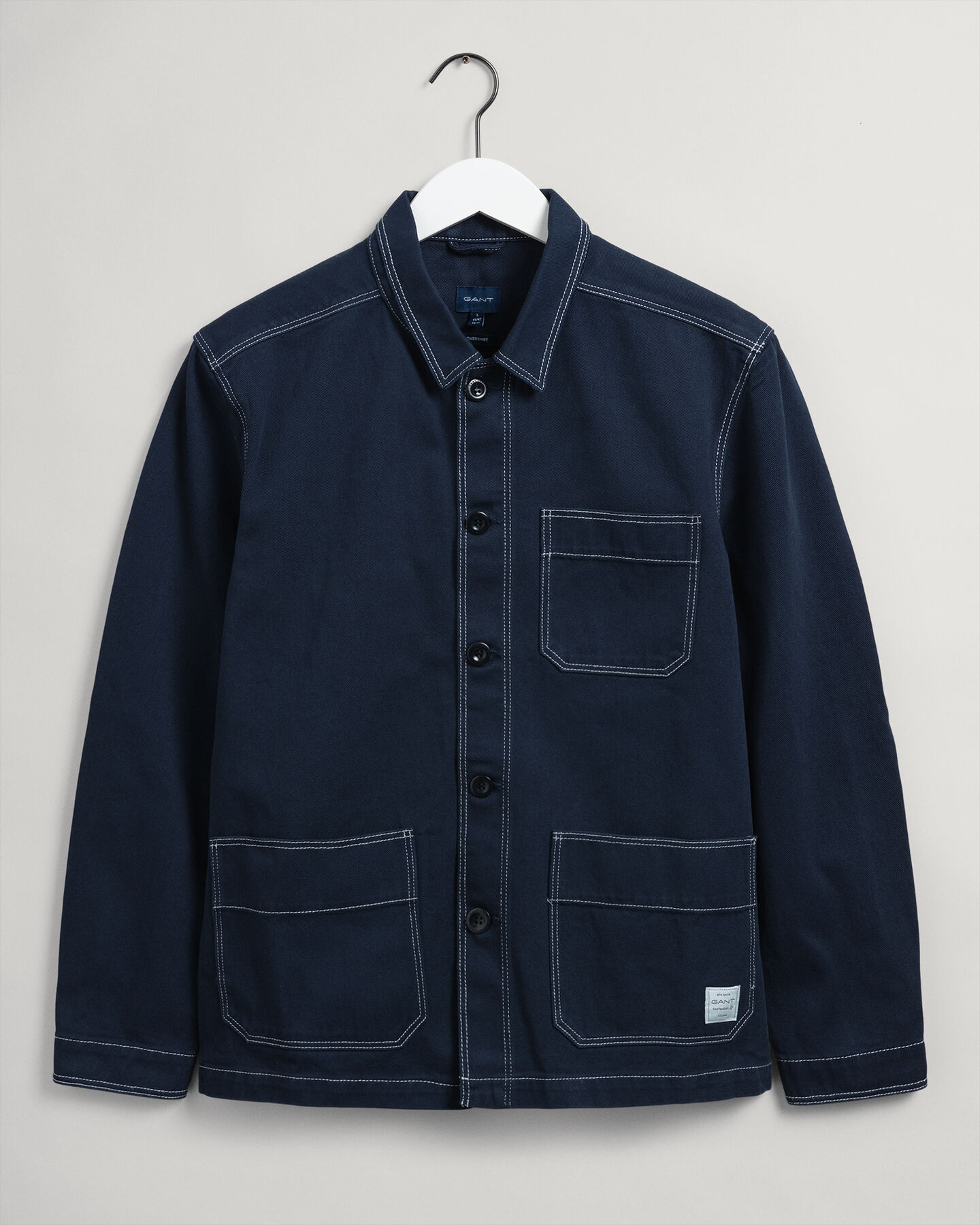 Organic Cotton Twill Overshirt