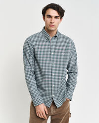 Regular Fit Small Checked Poplin Shirt