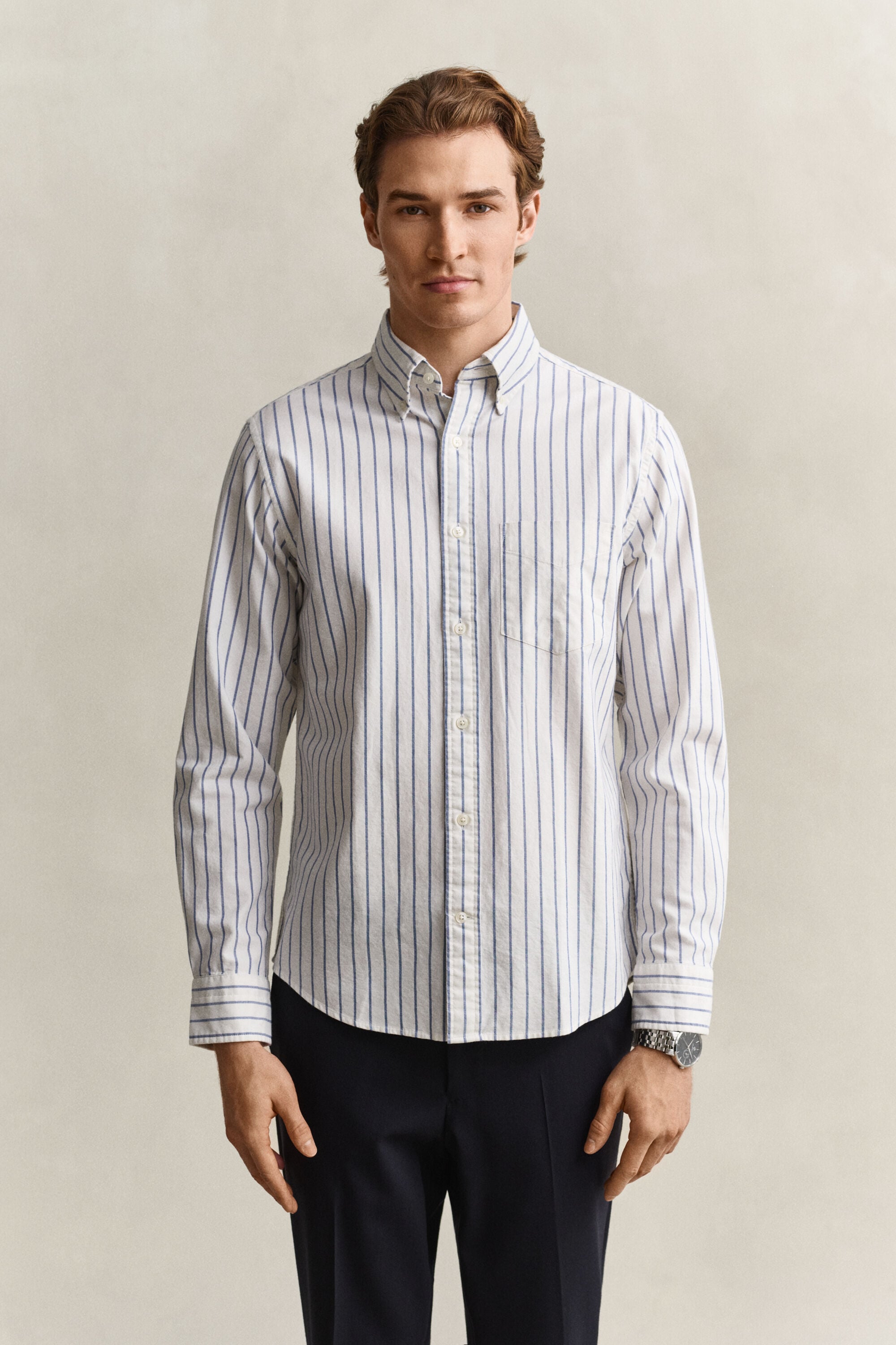 Striped Classic Oxford Shirt