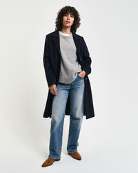 Classic Tailored Fit Wool Coat