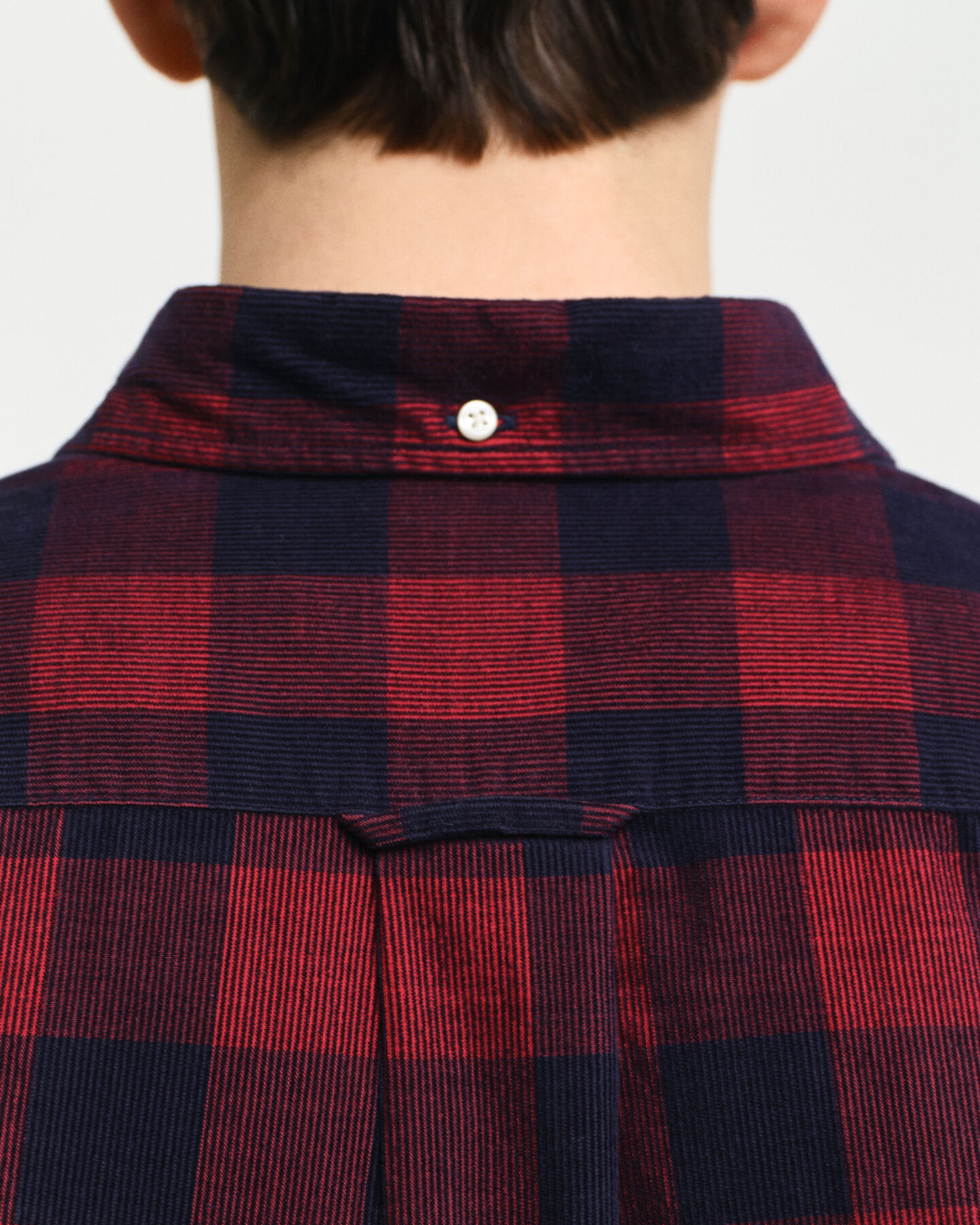 Regular Fit Checked Corduroy Shirt