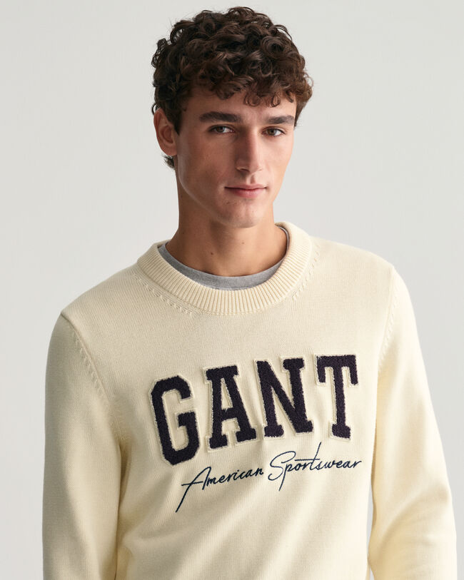 Collegiate Crew Neck Sweater