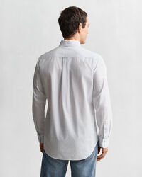 Regular Fit Classic Banker Stripe Poplin Shirt