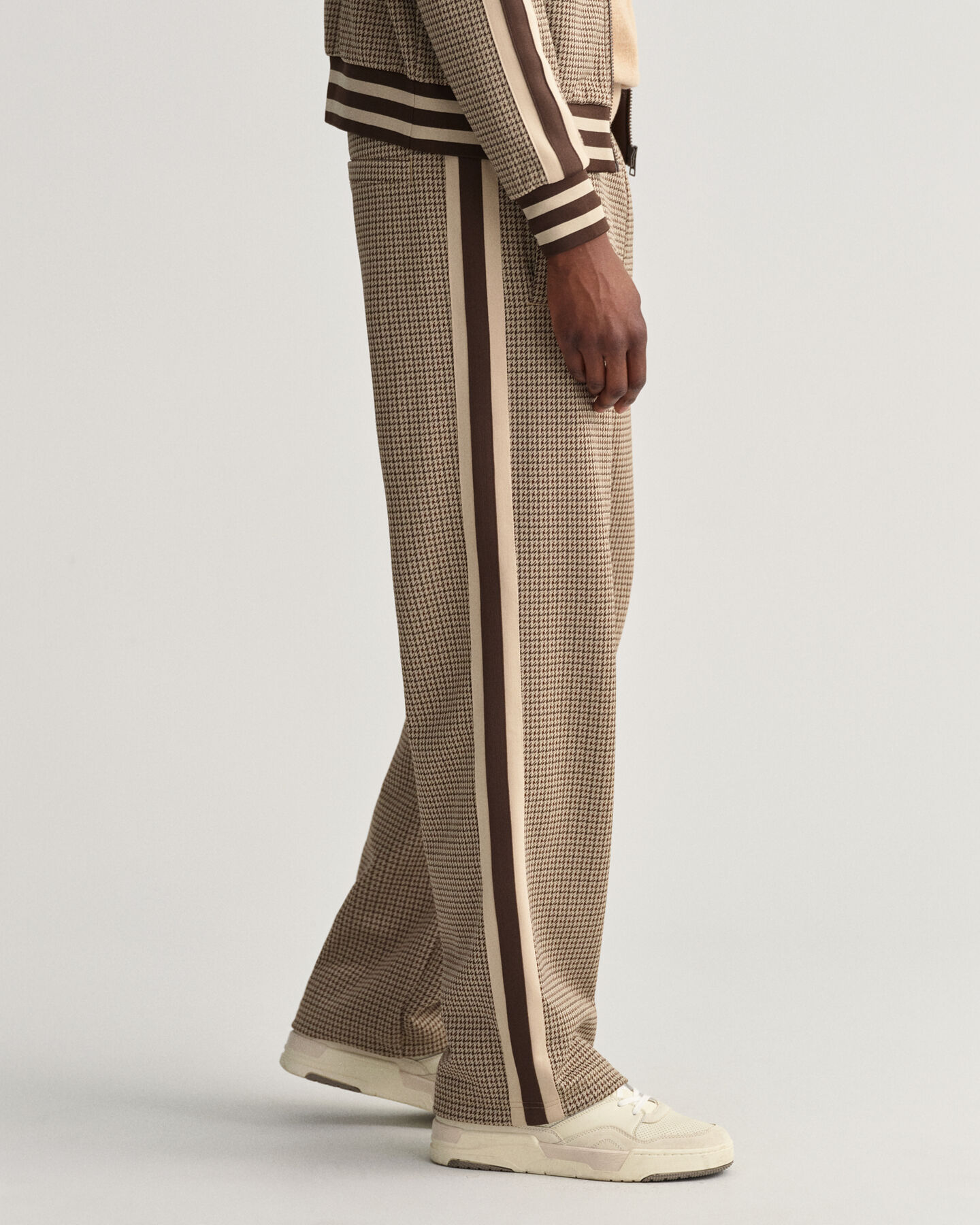 Houndstooth Tracksuit Pants