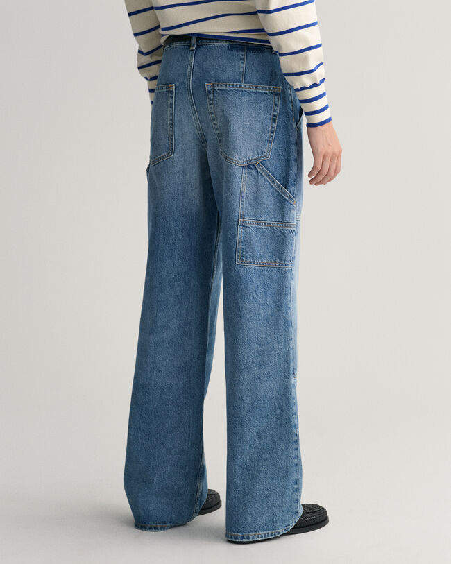 Wide Leg Cargo Jeans