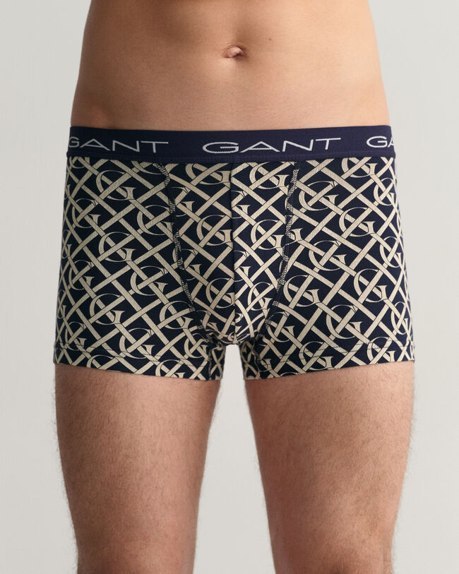 3-Pack Monogram G Print Trunks