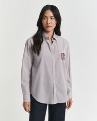 Relaxed Fit Classic Poplin Graphic Shirt