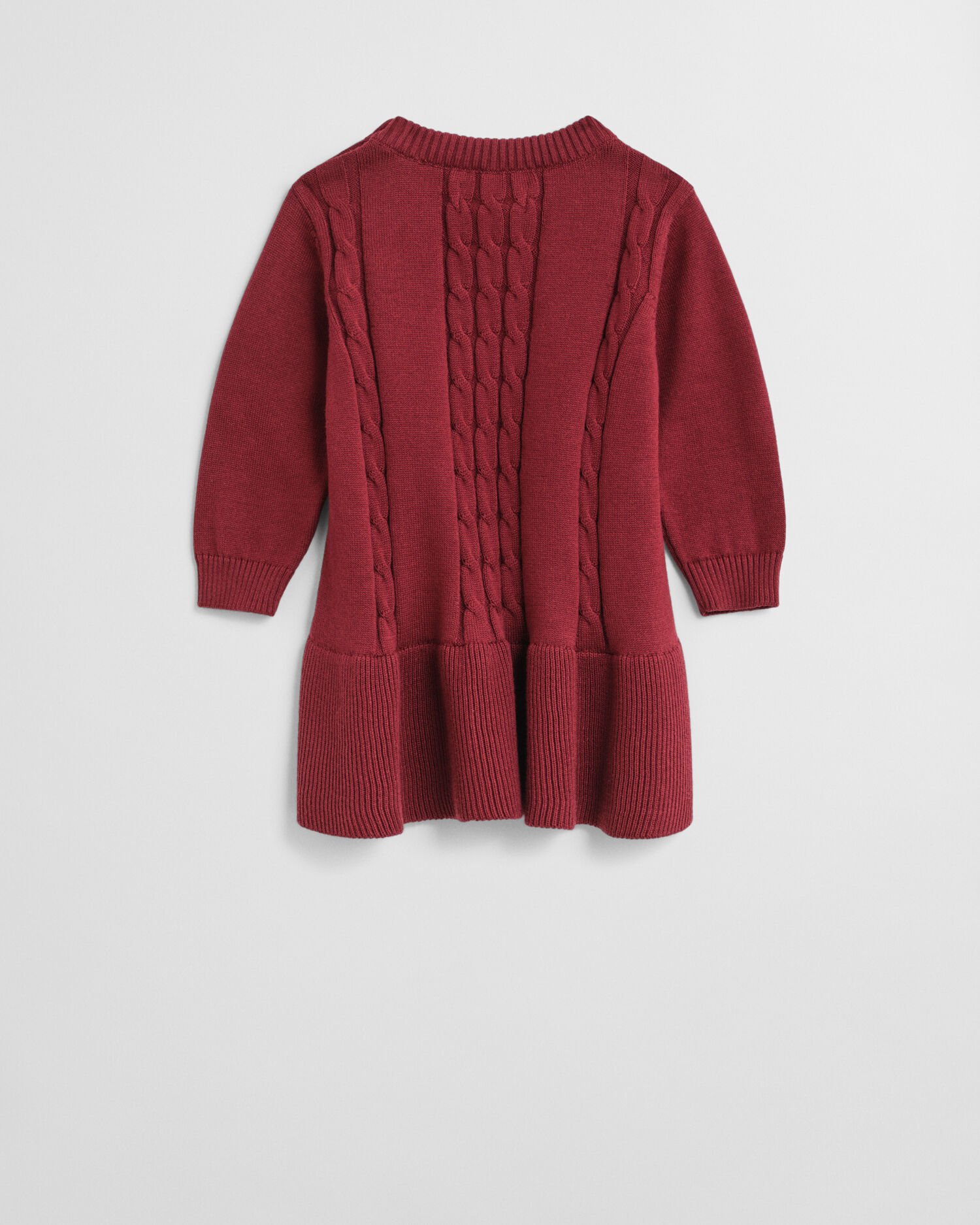 Baby Girls Cotton Cable Knit Dress