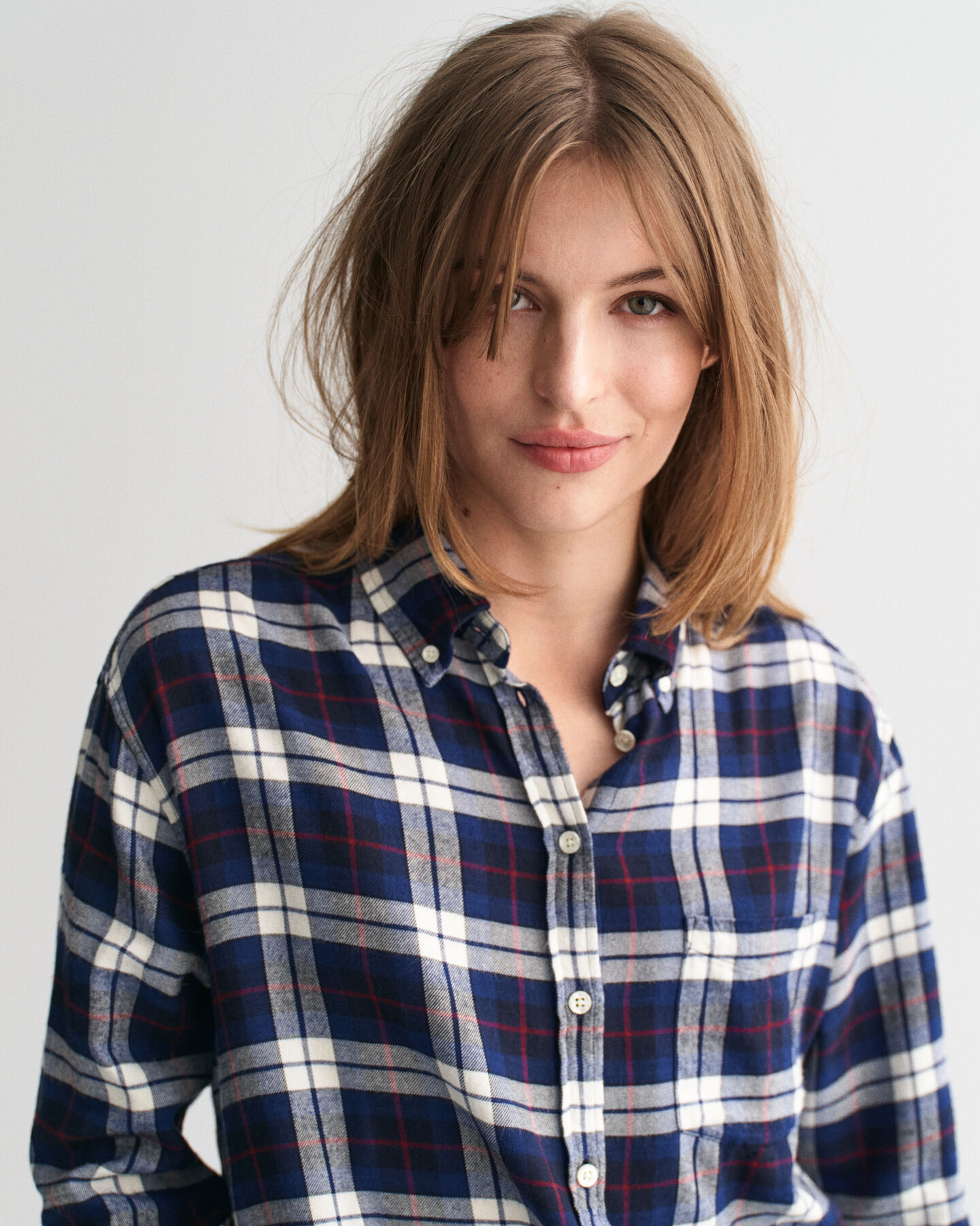 Relaxed Fit Checked Flannel Shirt