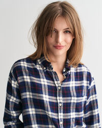 Relaxed Fit Checked Flannel Shirt