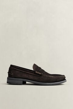Lenkoxx Suede Loafers — WEATHERED BROWN 5