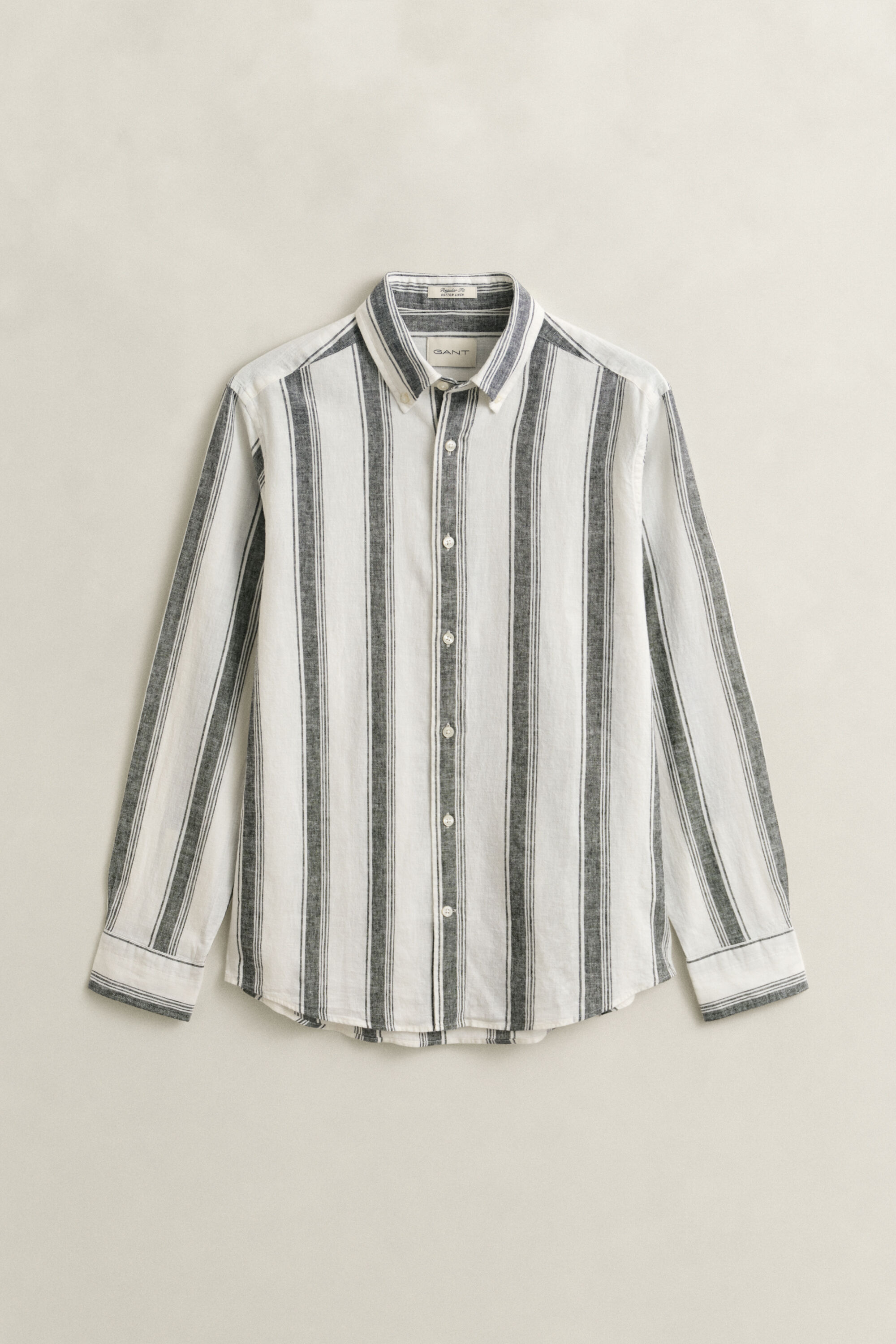 Striped Linen Blend Shirt