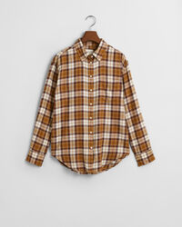 Relaxed Fit Checked Flannel Shirt