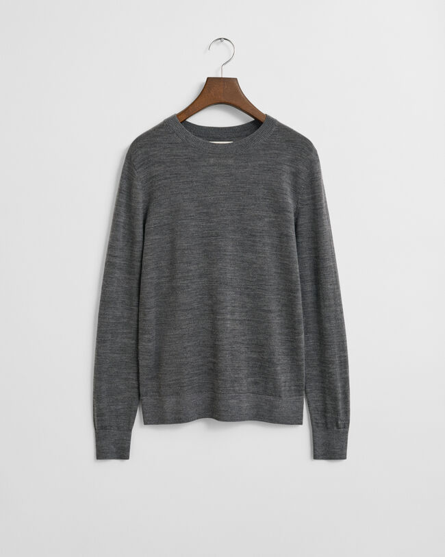 Extra Fine Merino Wool Crew Neck Sweater
