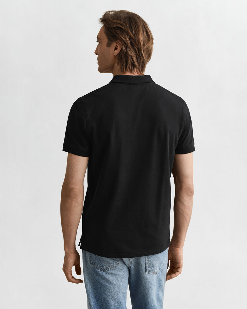 Contrast Piqué Polo Shirt