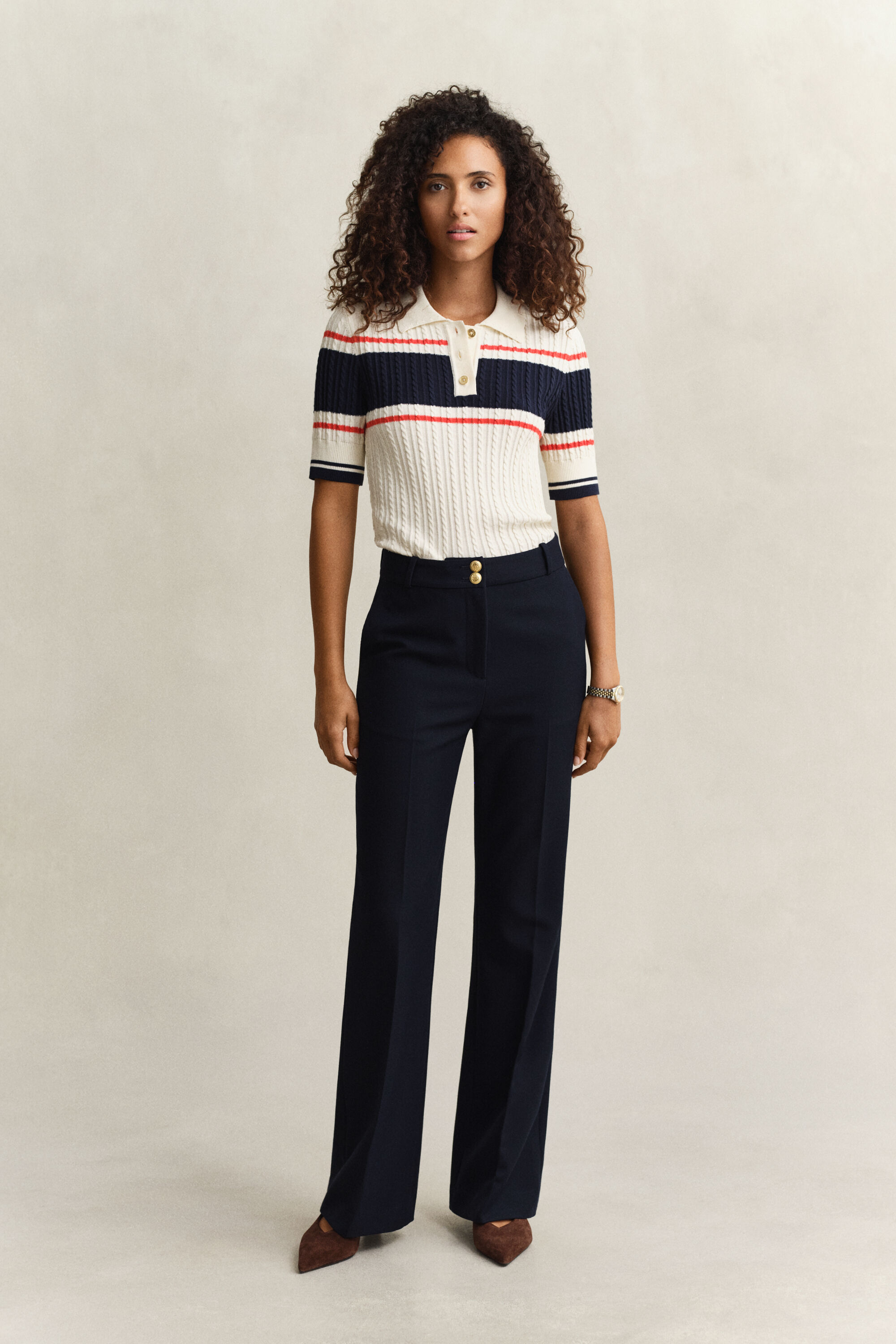 Flared Nautical Pants