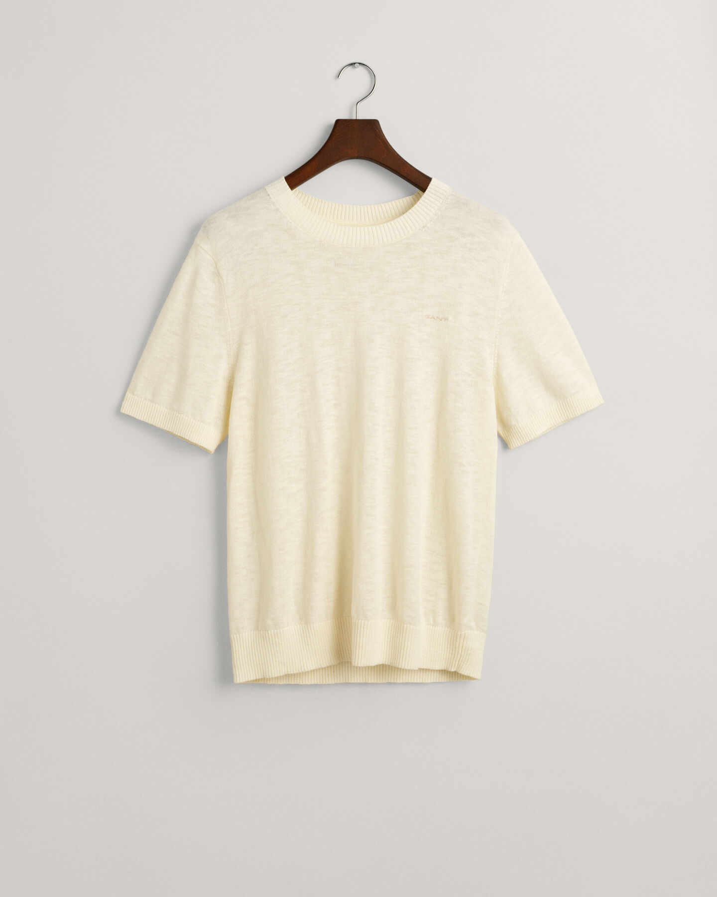 Knitted Cotton Linen T-Shirt