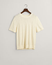 Knitted Cotton Linen T-Shirt