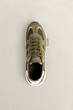 Youtron Suede Sneakers — JUNIPER GREEN 2