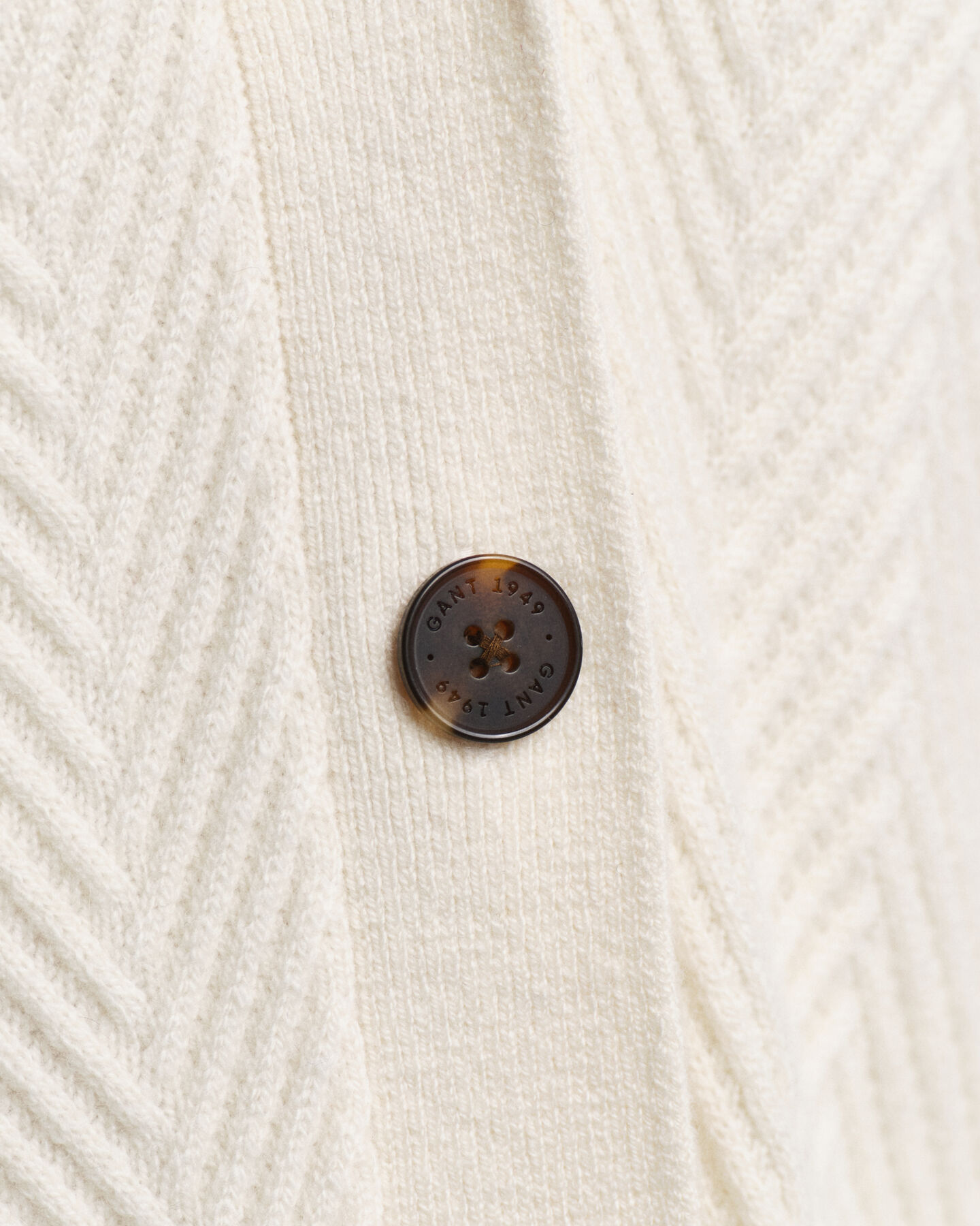 Herringbone V-Neck Cardigan