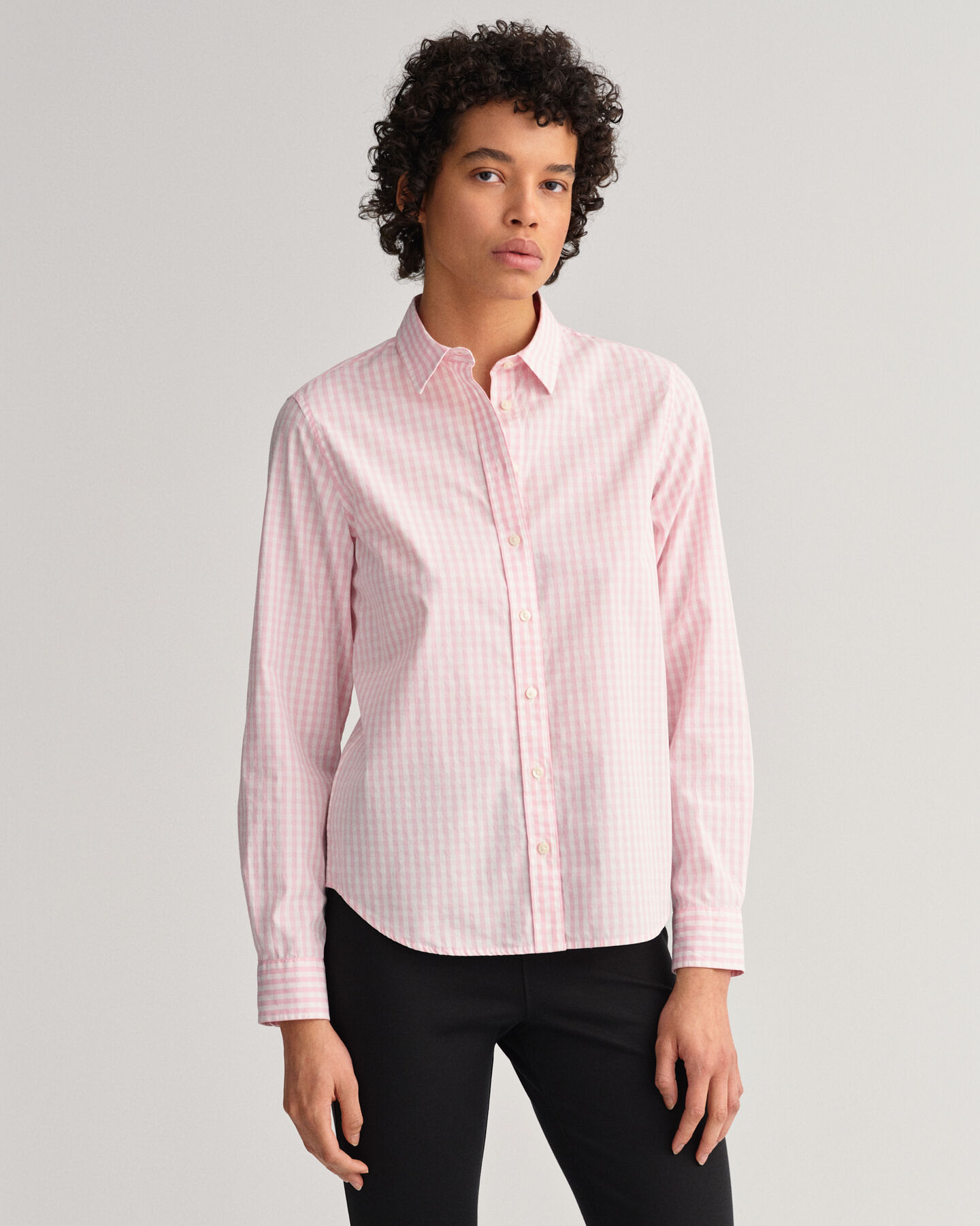 Regular Fit Gingham Broadcloth Shirt