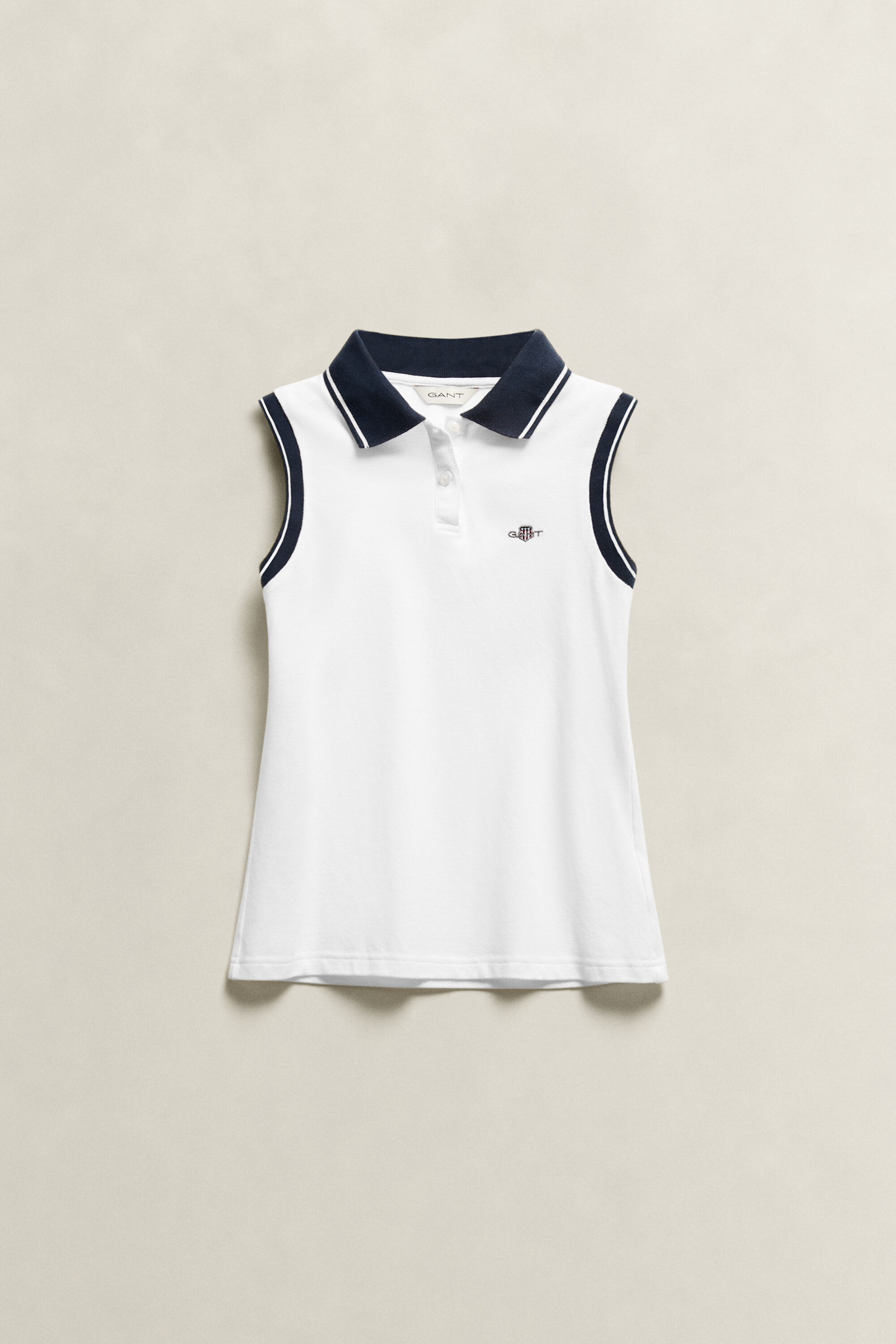 Teen Girls Sleeveless Polo Shirt