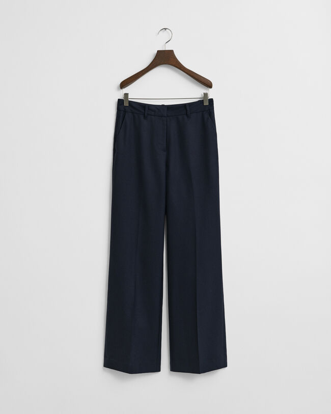Tailored Wool Blend Pants