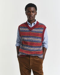 Brushed Fair  Isle Vest