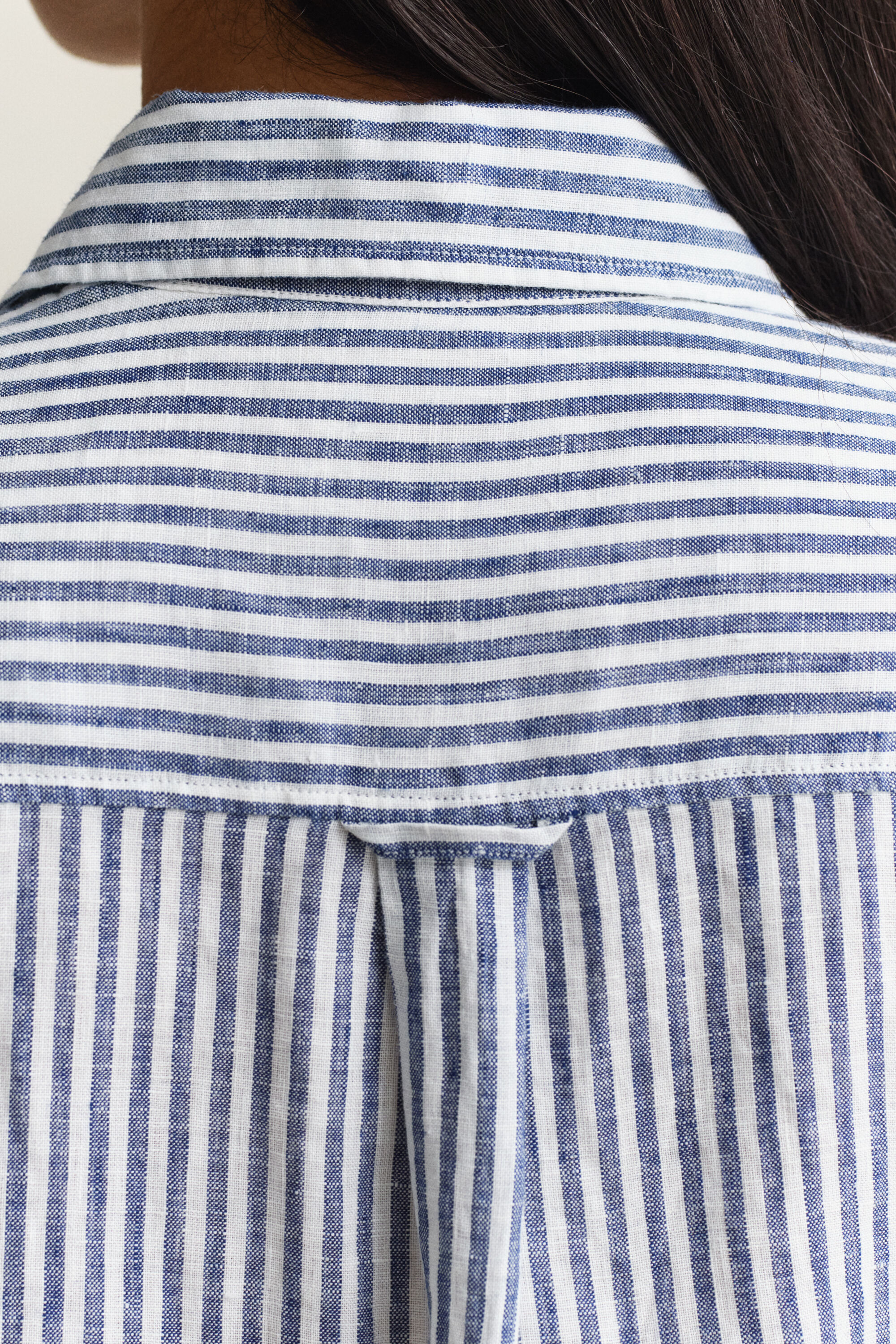 Striped Linen Shirt Dress