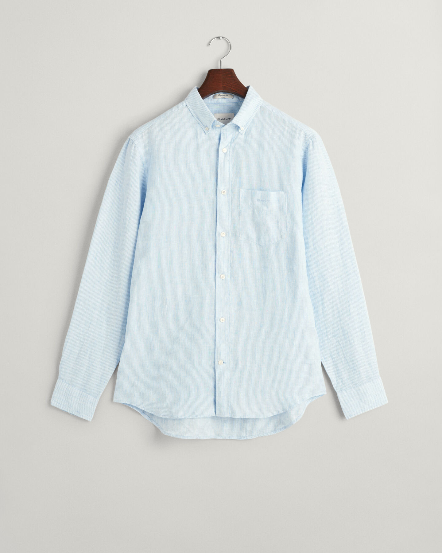 Regular Fit Striped Linen Shirt