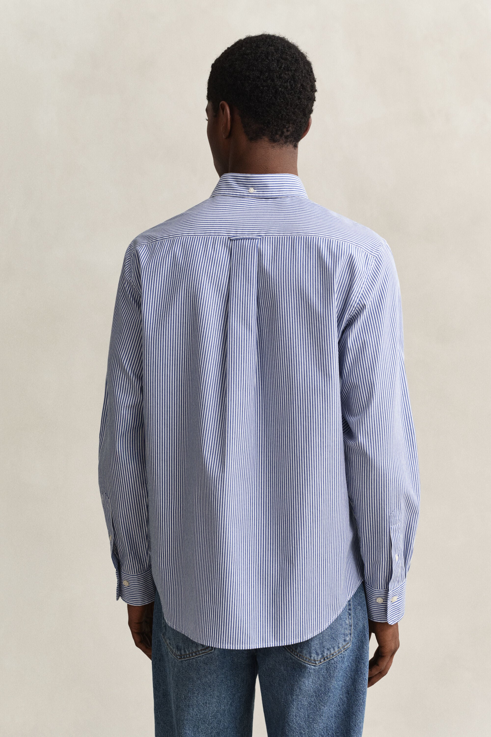 Banker Stripe Classic Poplin Shirt