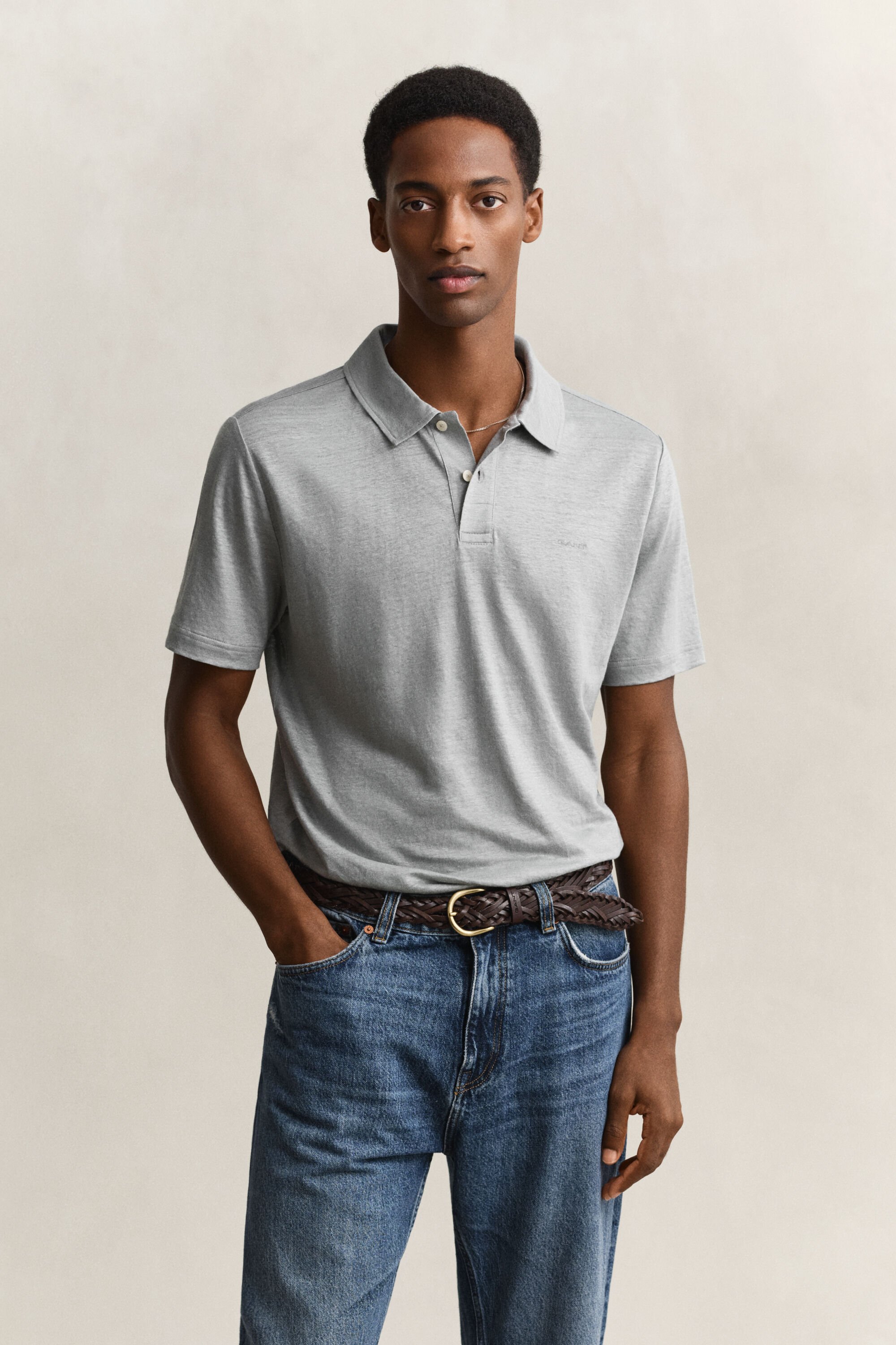 Linen Polo Shirt