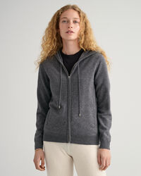 Super Fine Lambswool Zip Hoodie