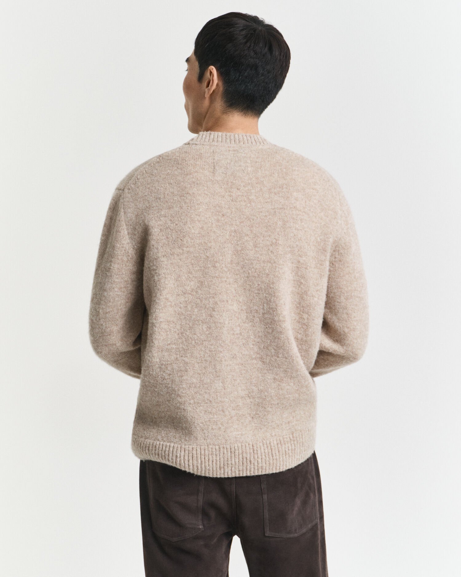 Scottish Wool Crew Neck Sweater