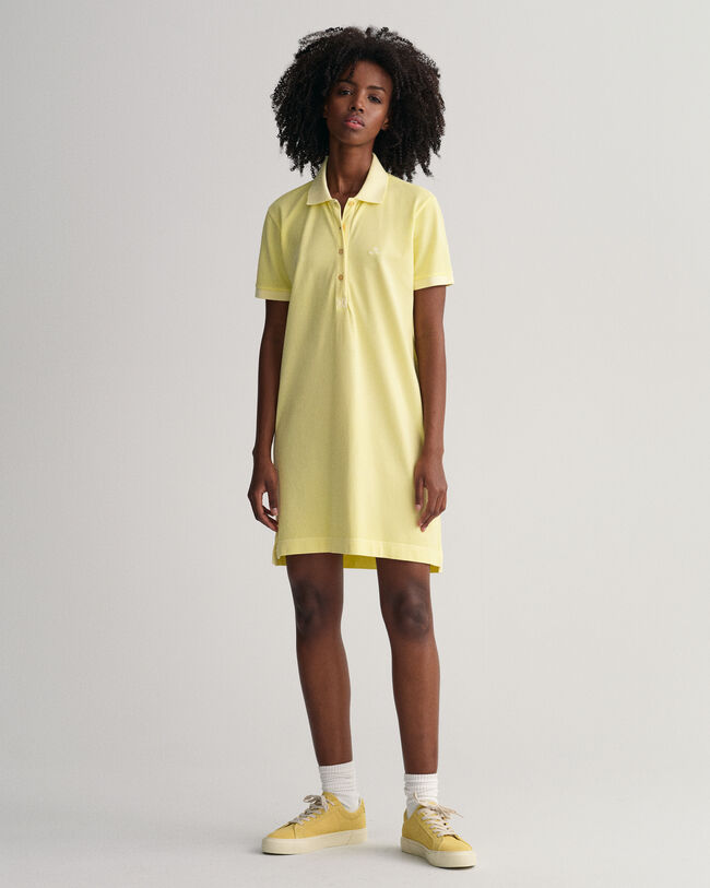 Sunfaded Piqu&eacute; Polo Dress