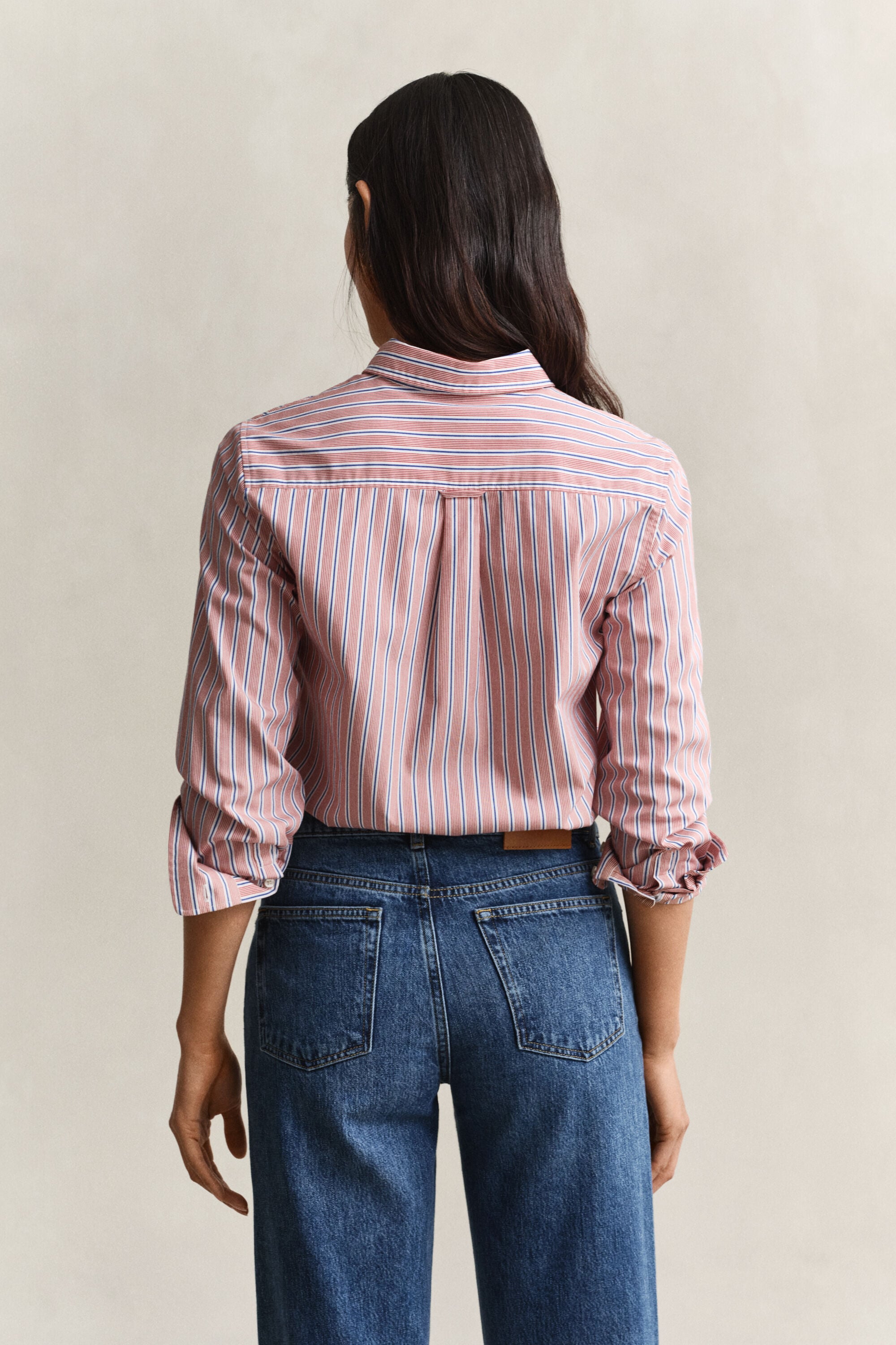 Regular Fit Striped Classic Poplin Shirt