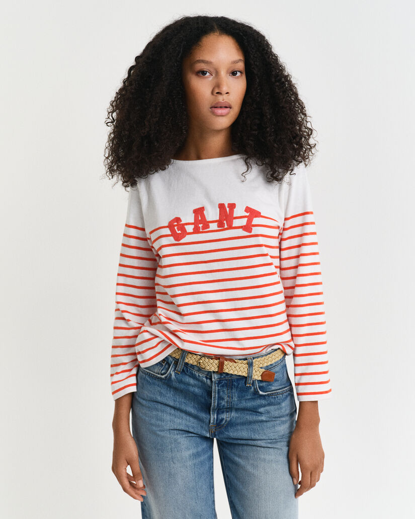 Breton Striped Boat Neck T-Shirt