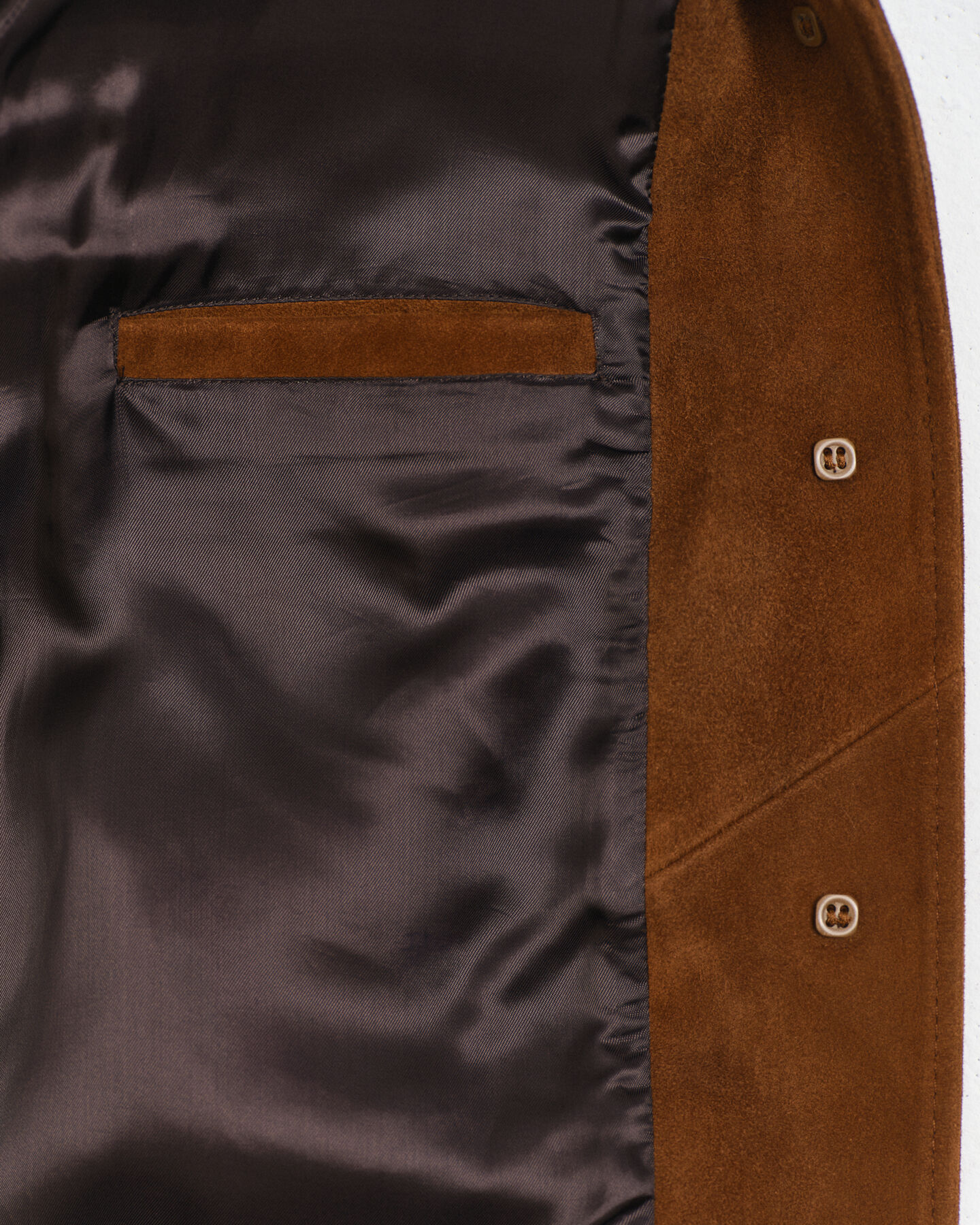 Relaxed Fit Suede Blazer