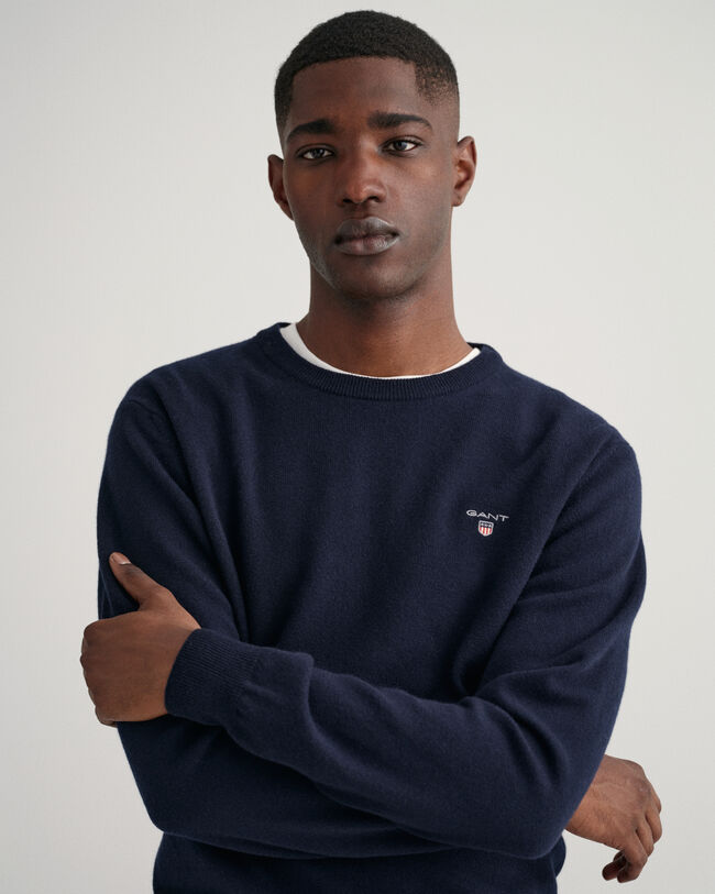 Super Fine Lambswool Crew Neck Sweater