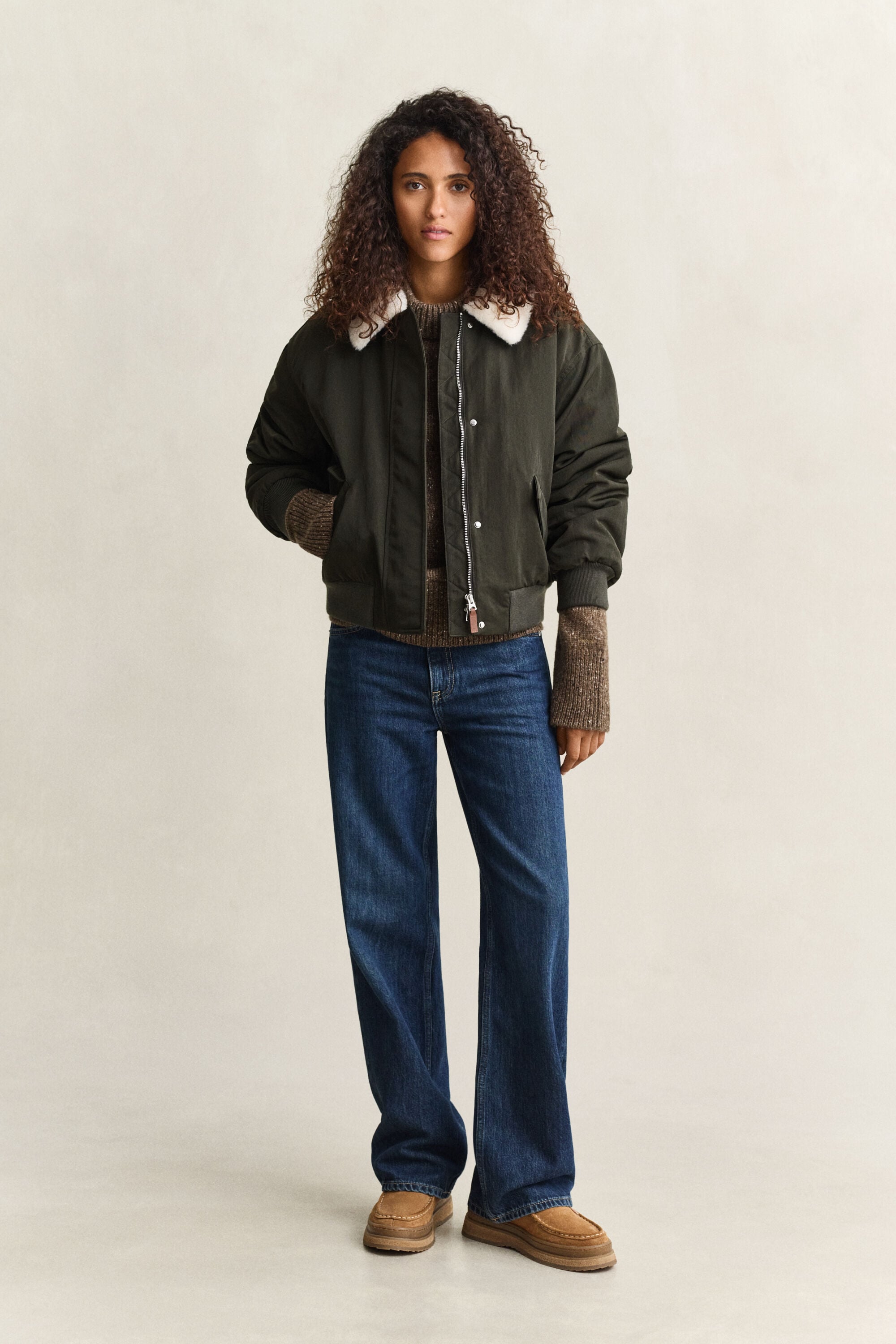 Wool Blend Nepps Sweater