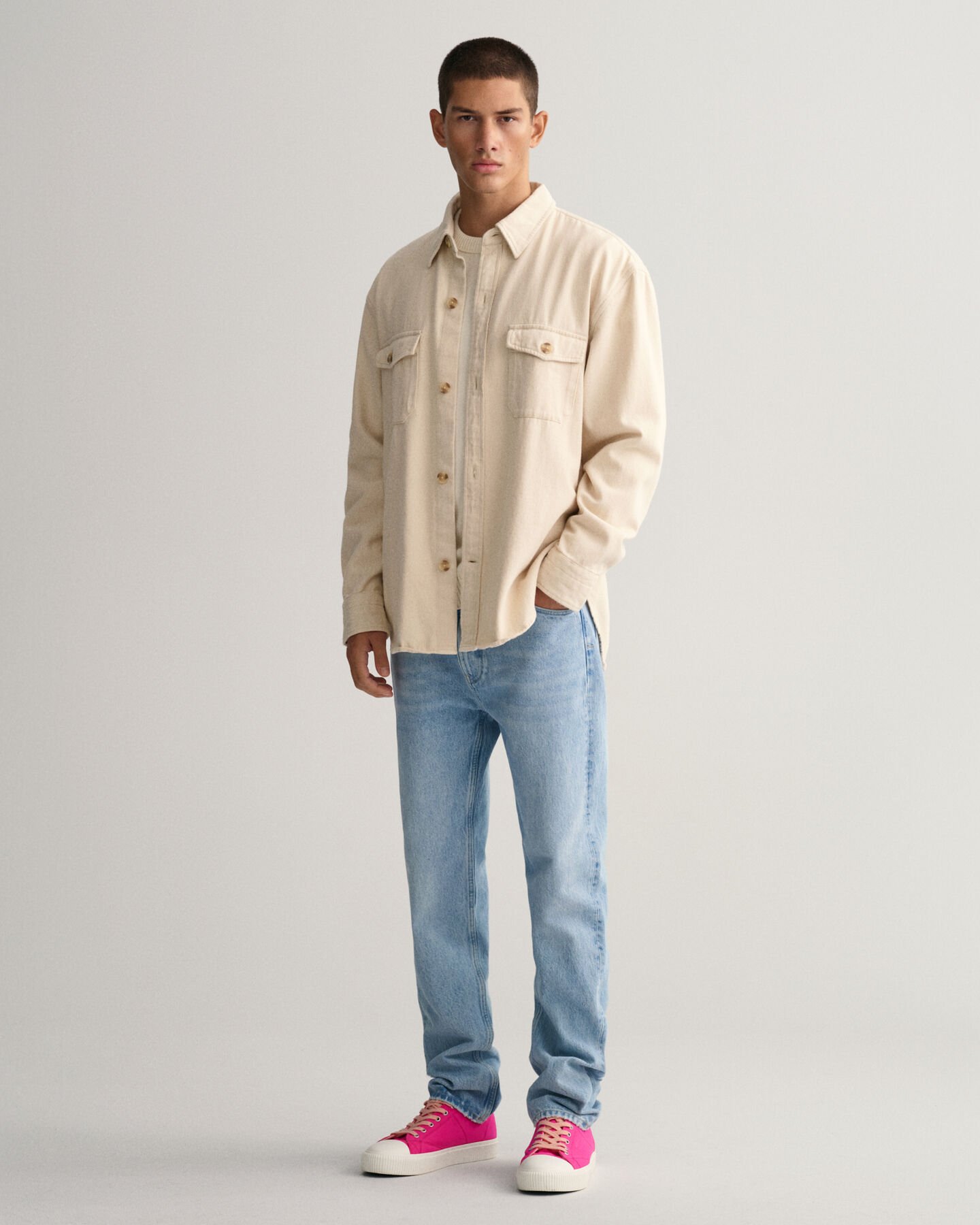 Supima Cotton Crew Neck Sweater