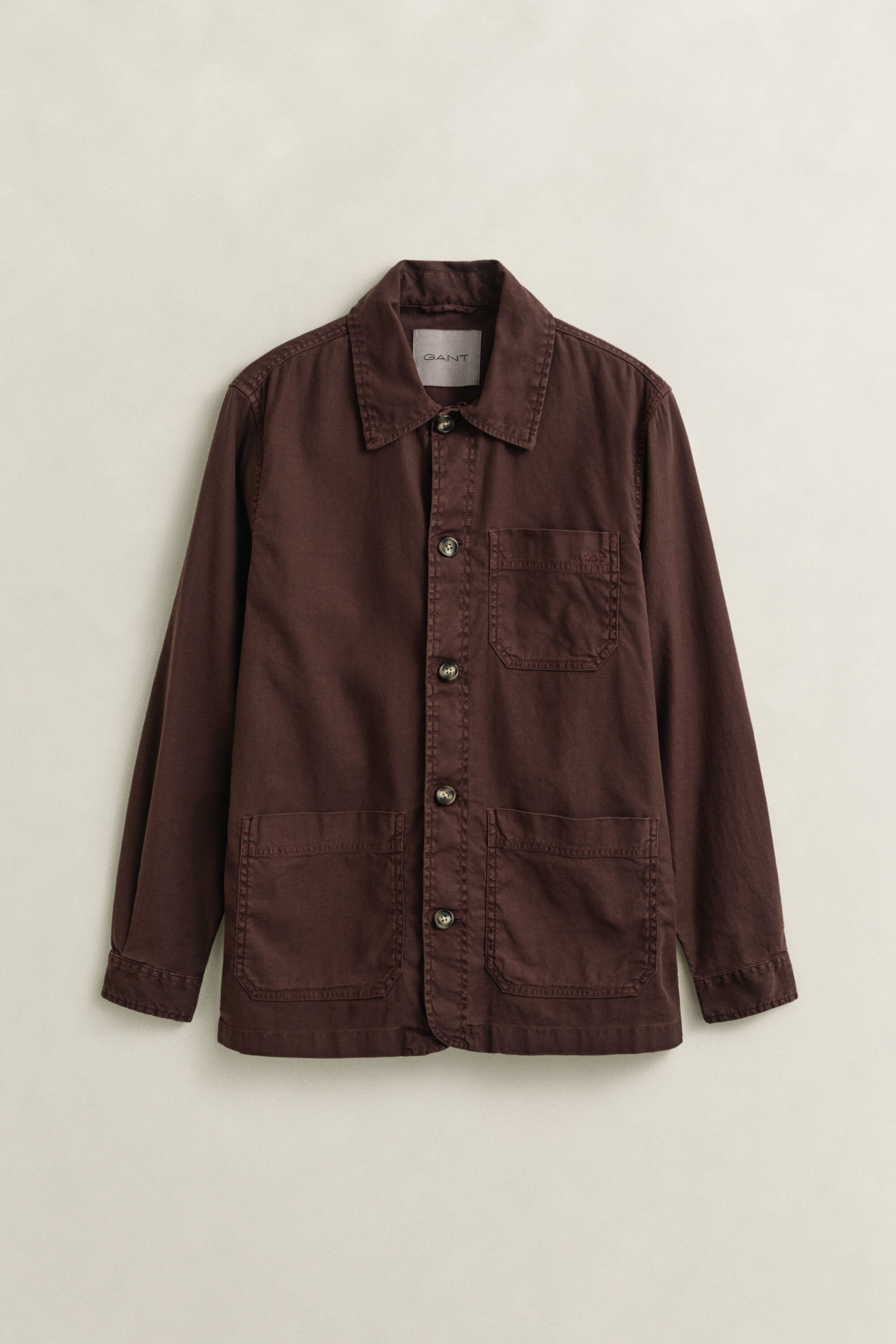 Linen Blend Overshirt