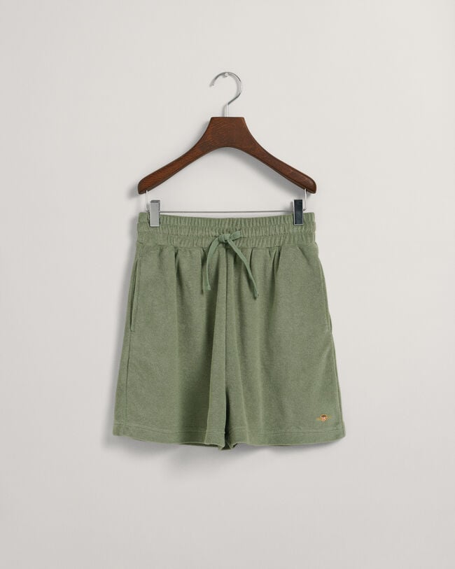 Teen Girls High-Waisted Terry Cloth Shorts